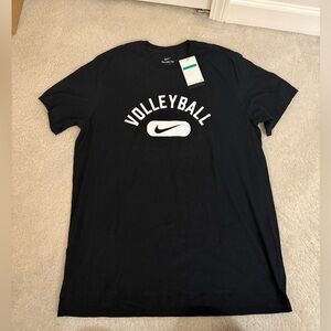 Nike Black and White Volleyball Tee